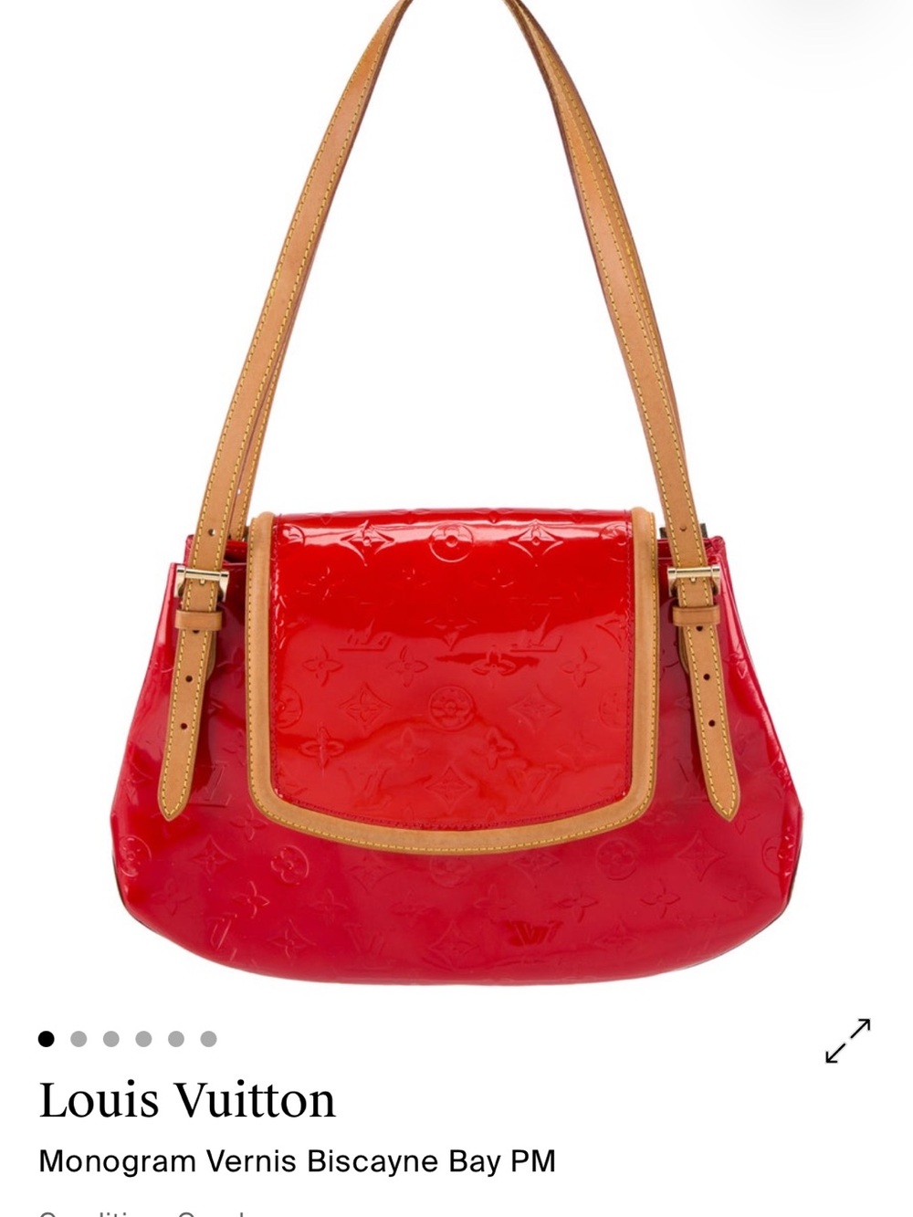 Vintage Louis Vuitton Monogram Vernis Biscayne Bay PM
